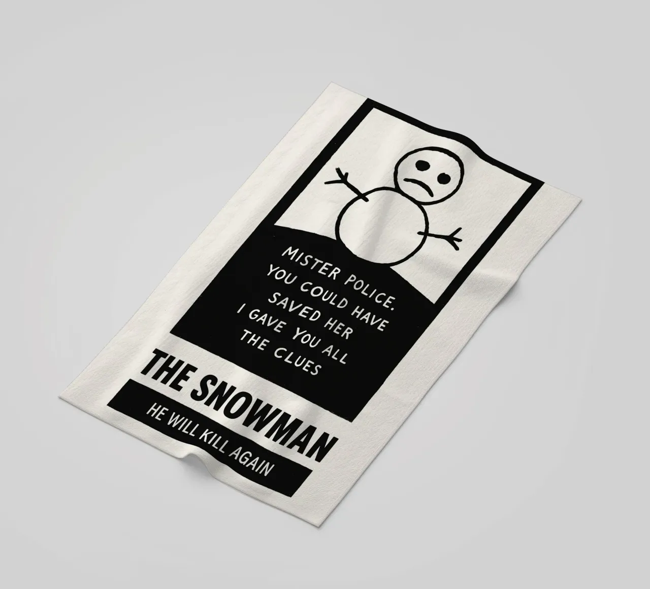 The Snowman Print telo mare da MoviesArt