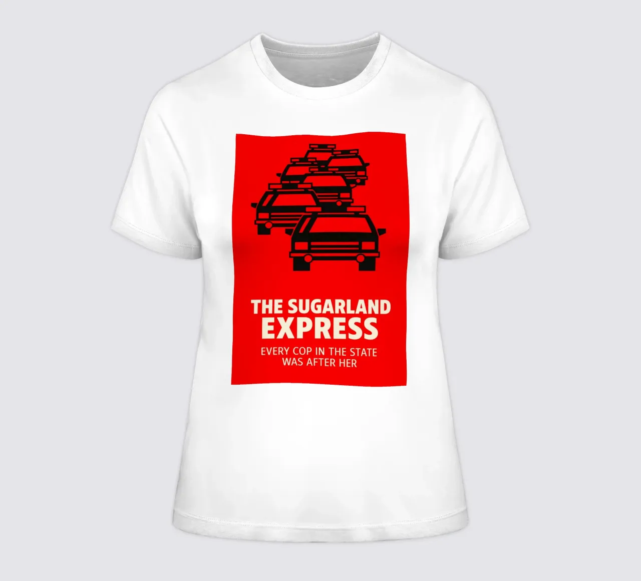 The Sugarland Express Print t-shirt da donna da MoviesArt