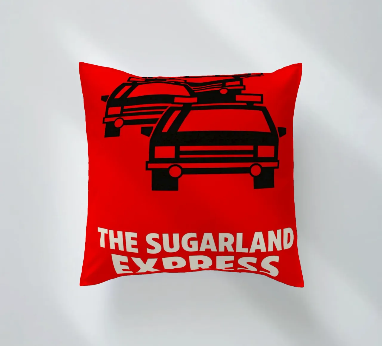 The Sugarland Express Print cuscino da MoviesArt
