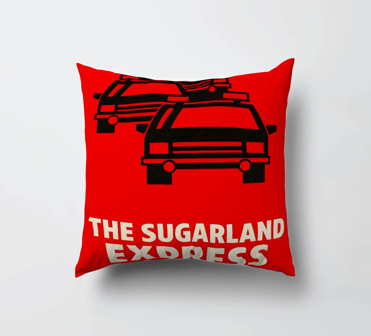 The Sugarland Express Print cuscino da MoviesArt