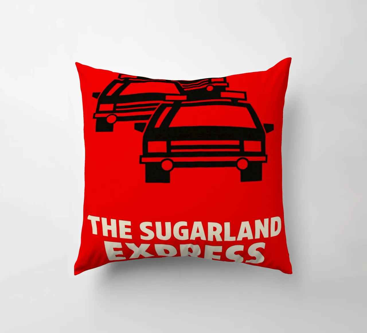 The Sugarland Express Print cuscino da MoviesArt