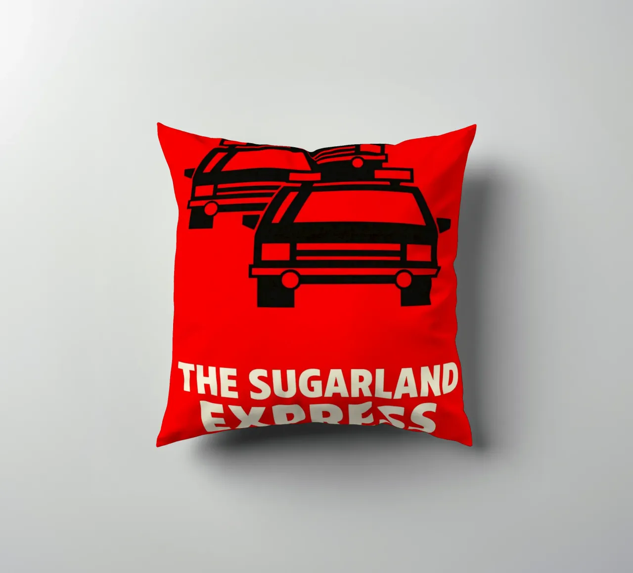 The Sugarland Express Print cuscino da MoviesArt