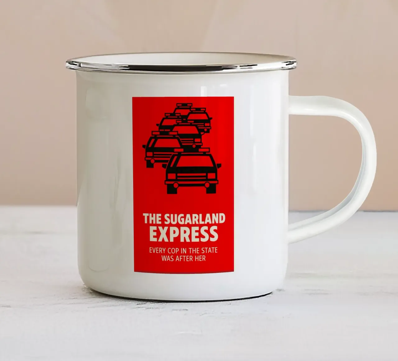 The Sugarland Express Print tazza in smalto da MoviesArt
