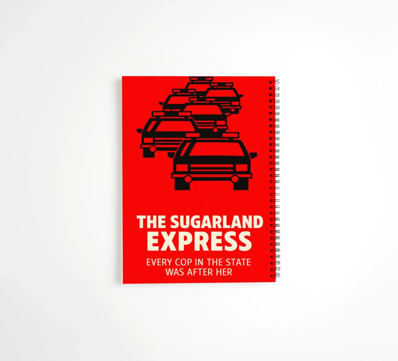 The Sugarland Express Print spiral notebook by MoviesArt
