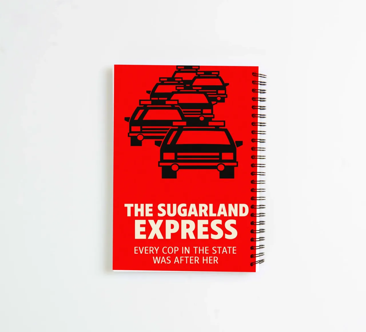 The Sugarland Express Print spiral notebook by MoviesArt