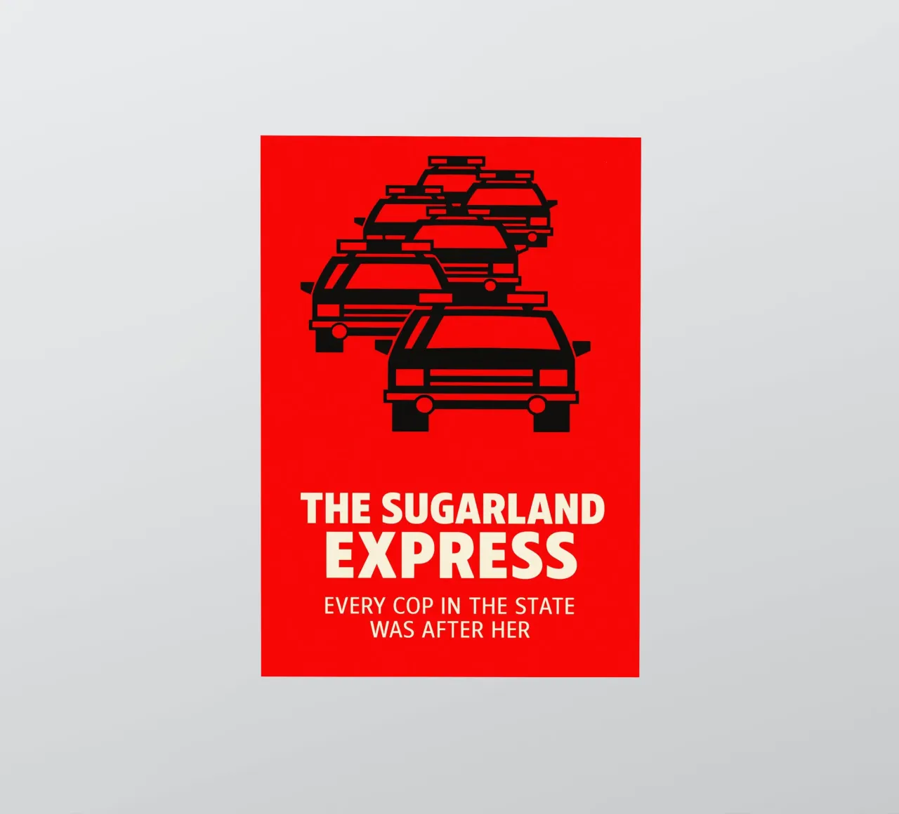 The Sugarland Express Print adesivo da MoviesArt