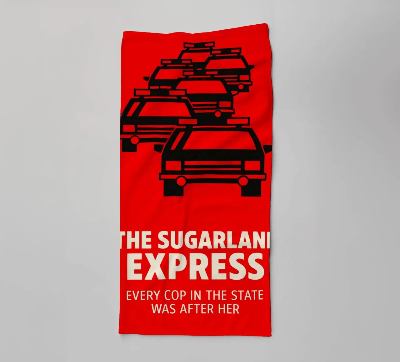 The Sugarland Express Print asciugamano da bagno da MoviesArt