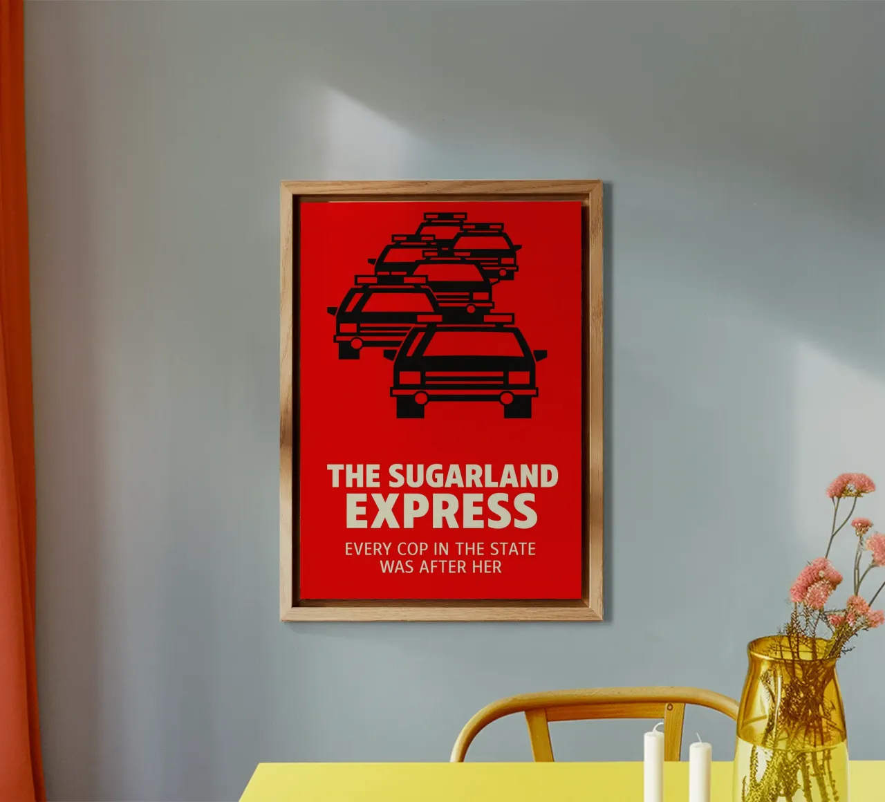 The Sugarland Express Print alluminio dibond da MoviesArt