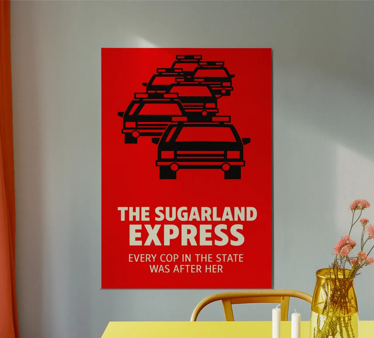 The Sugarland Express Print carta hahnemühle da MoviesArt