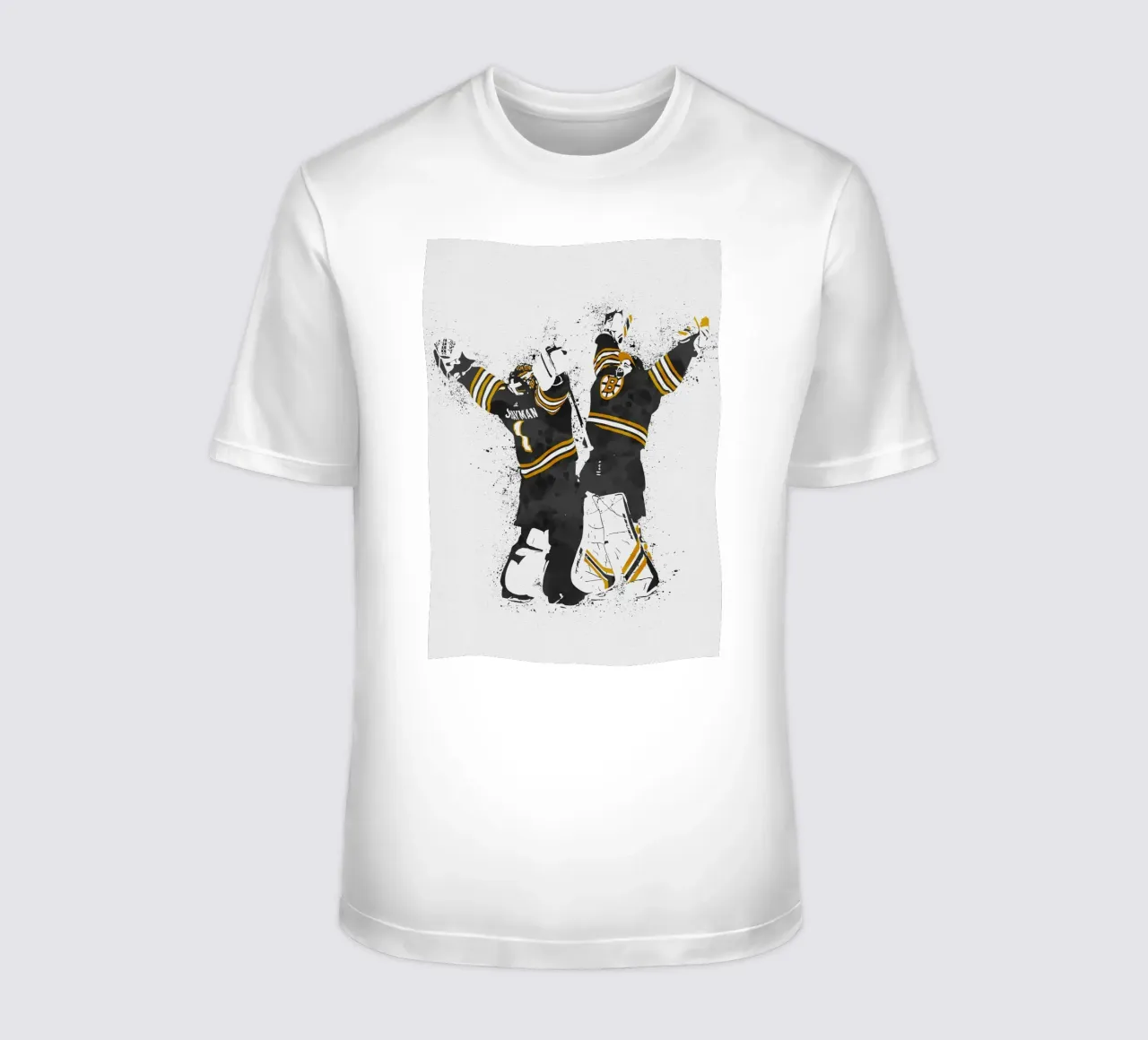 Jeremy Swayman and Linus Ullmark T-Shirt von tenten