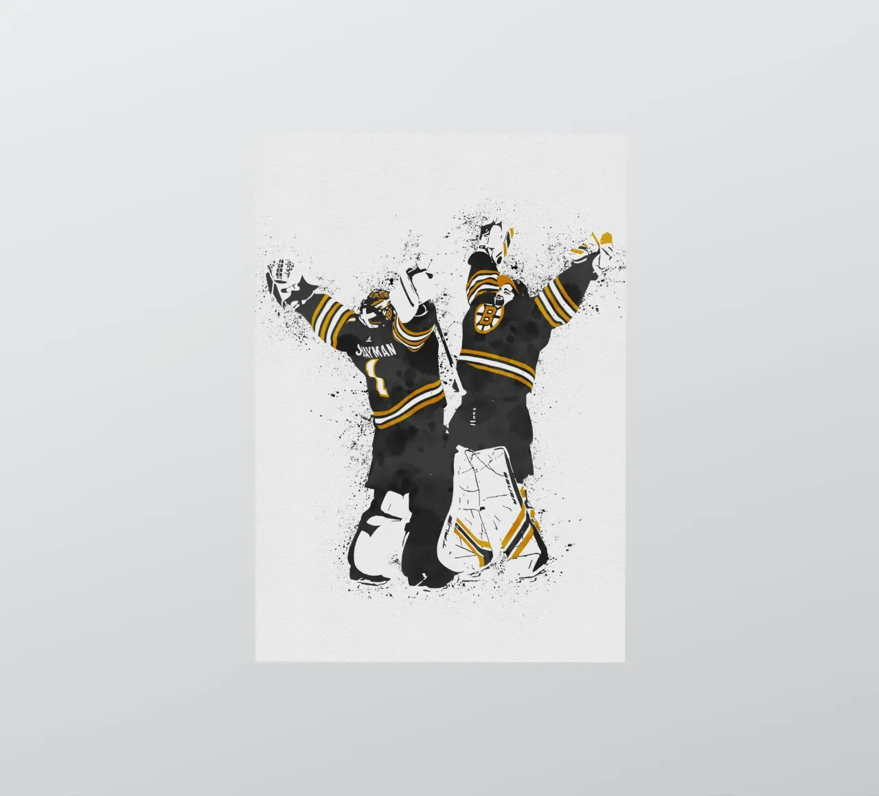 Jeremy Swayman and Linus Ullmark Sticker von tenten
