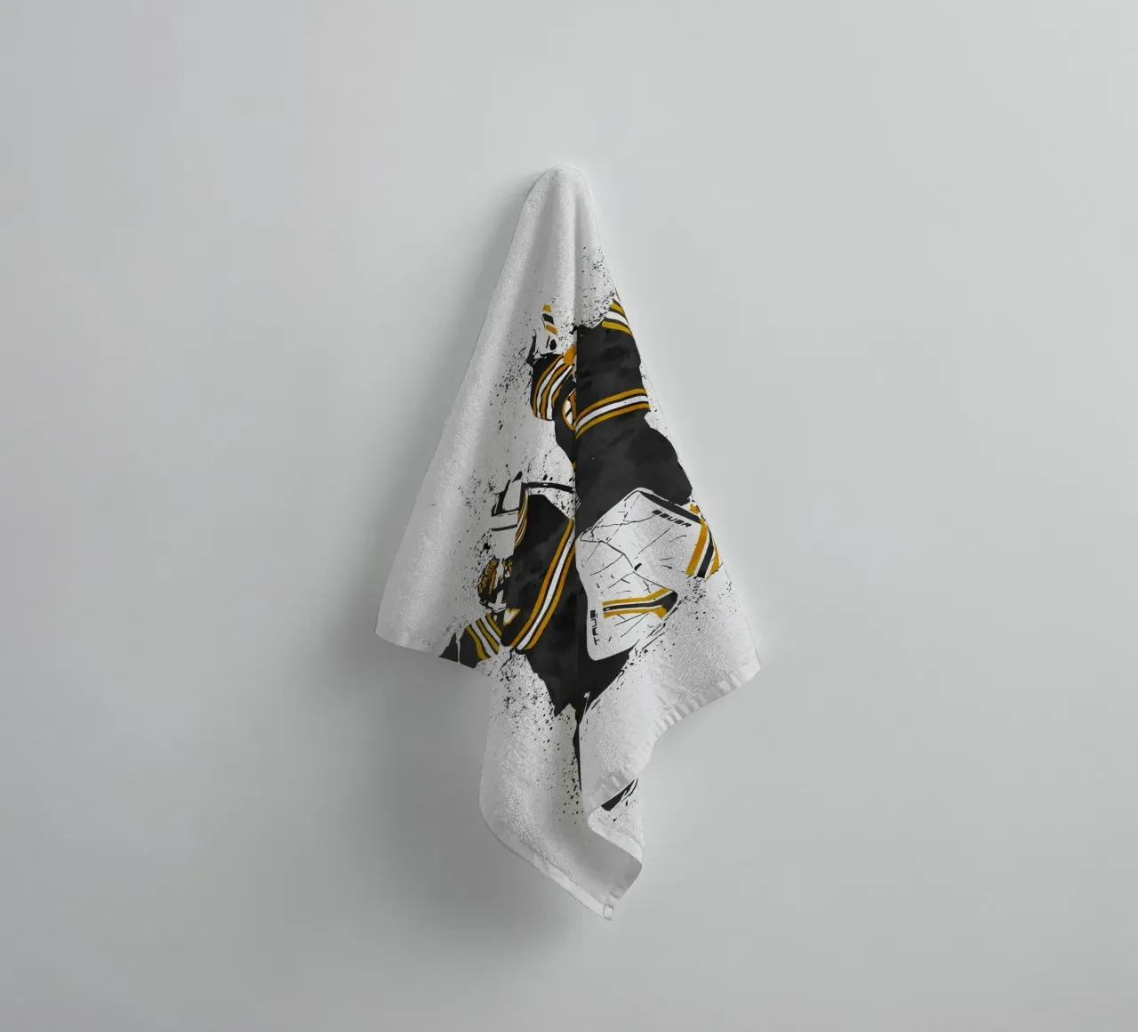 Jeremy Swayman and Linus Ullmark serviette de bain de tenten