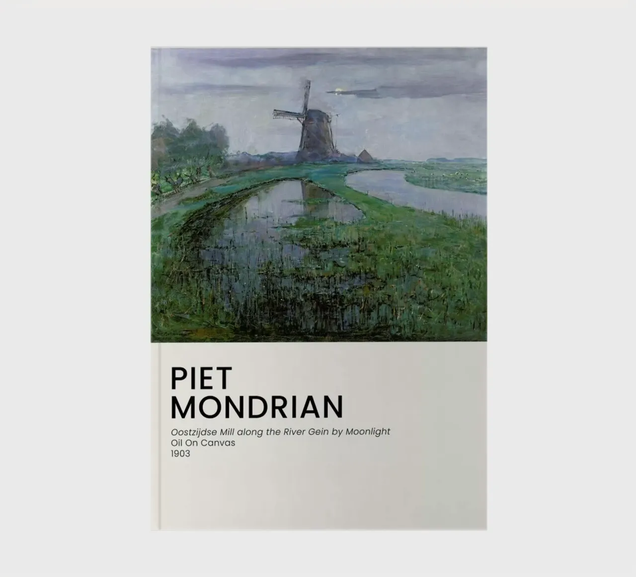 Mondrian - Oostzijdse Mill notebook by Vintage by JUNIQE