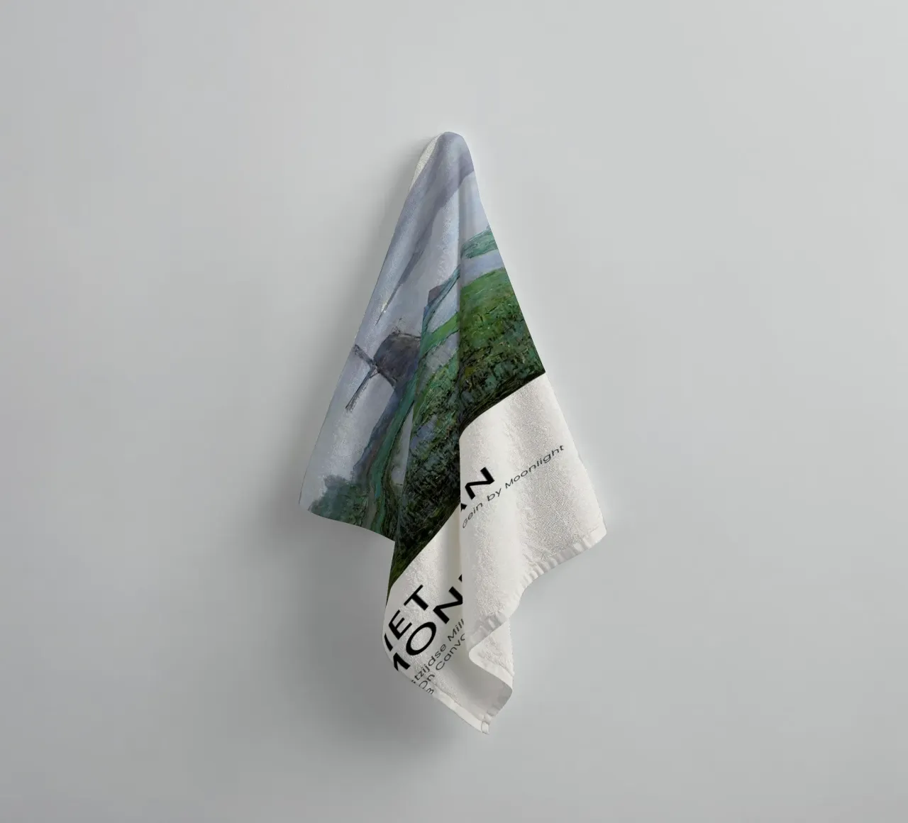 Mondrian - Oostzijdse Mill towel by Vintage by JUNIQE