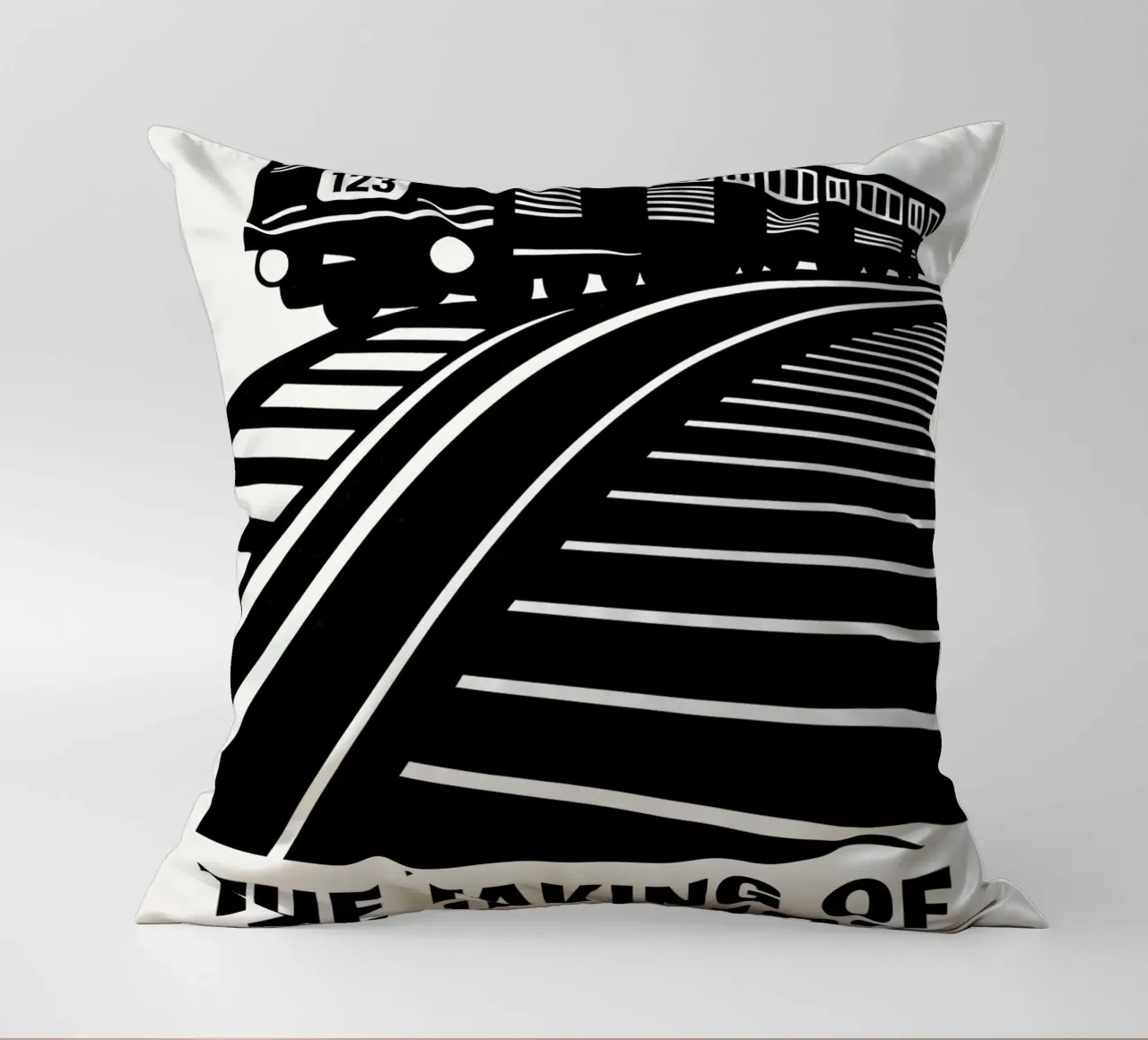 The Taking Of Pelham 123 Print cuscino da MoviesArt