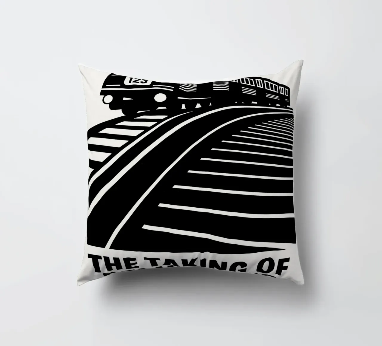 The Taking Of Pelham 123 Print cuscino da MoviesArt
