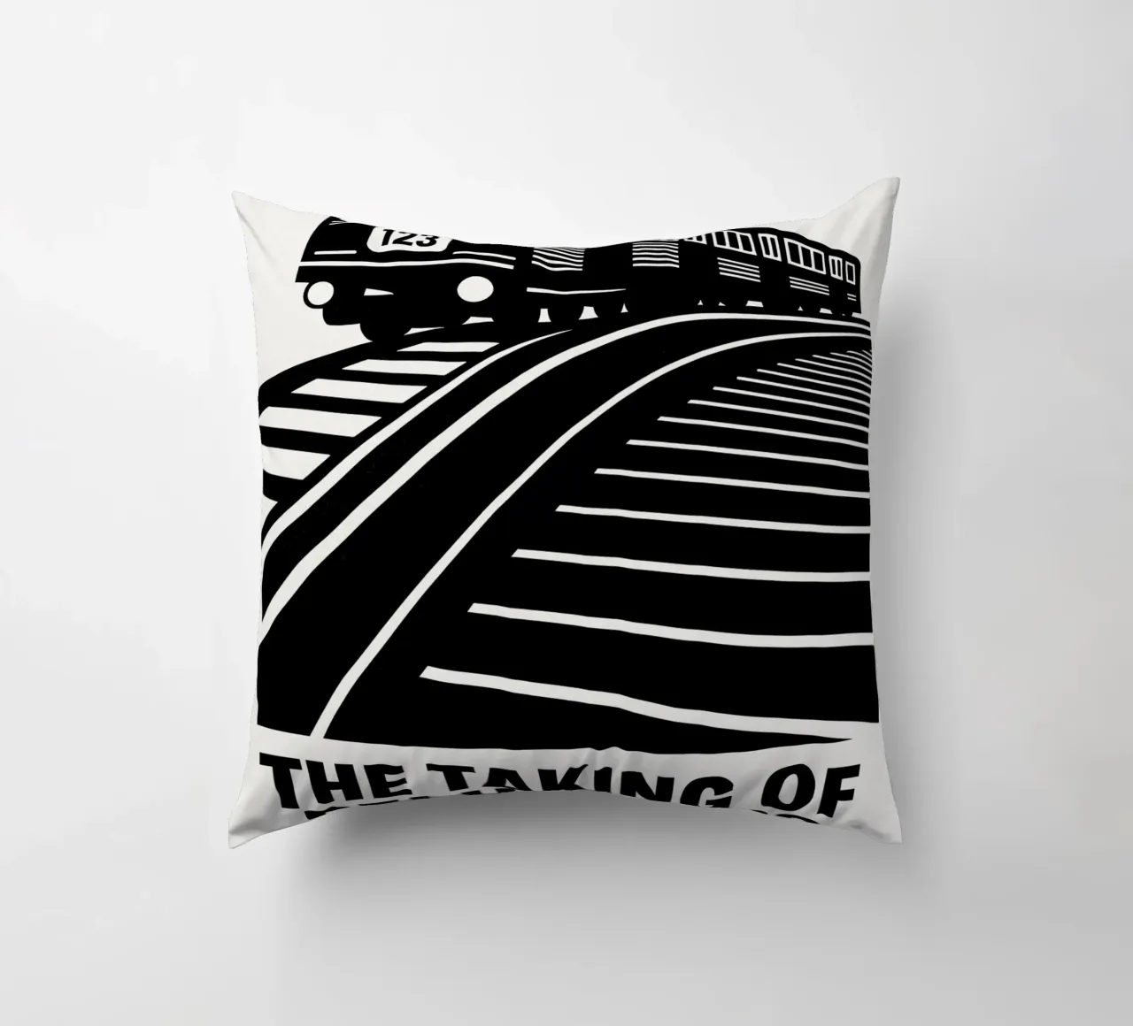 The Taking Of Pelham 123 Print cuscino da MoviesArt