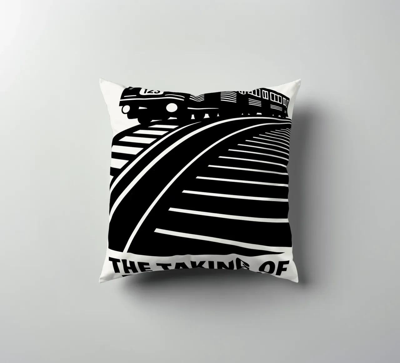 The Taking Of Pelham 123 Print cuscino da MoviesArt