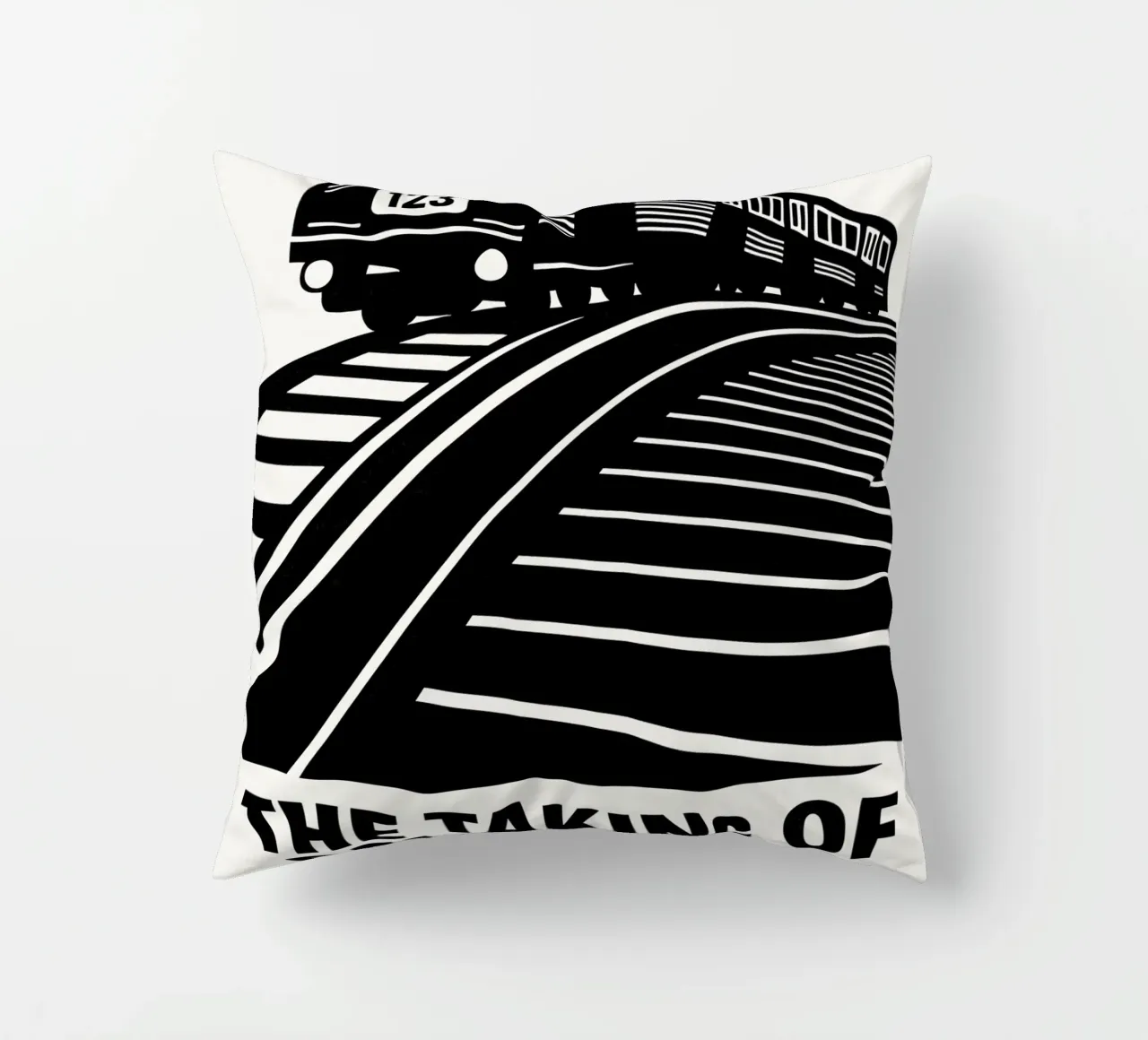 The Taking Of Pelham 123 Print cuscino da MoviesArt