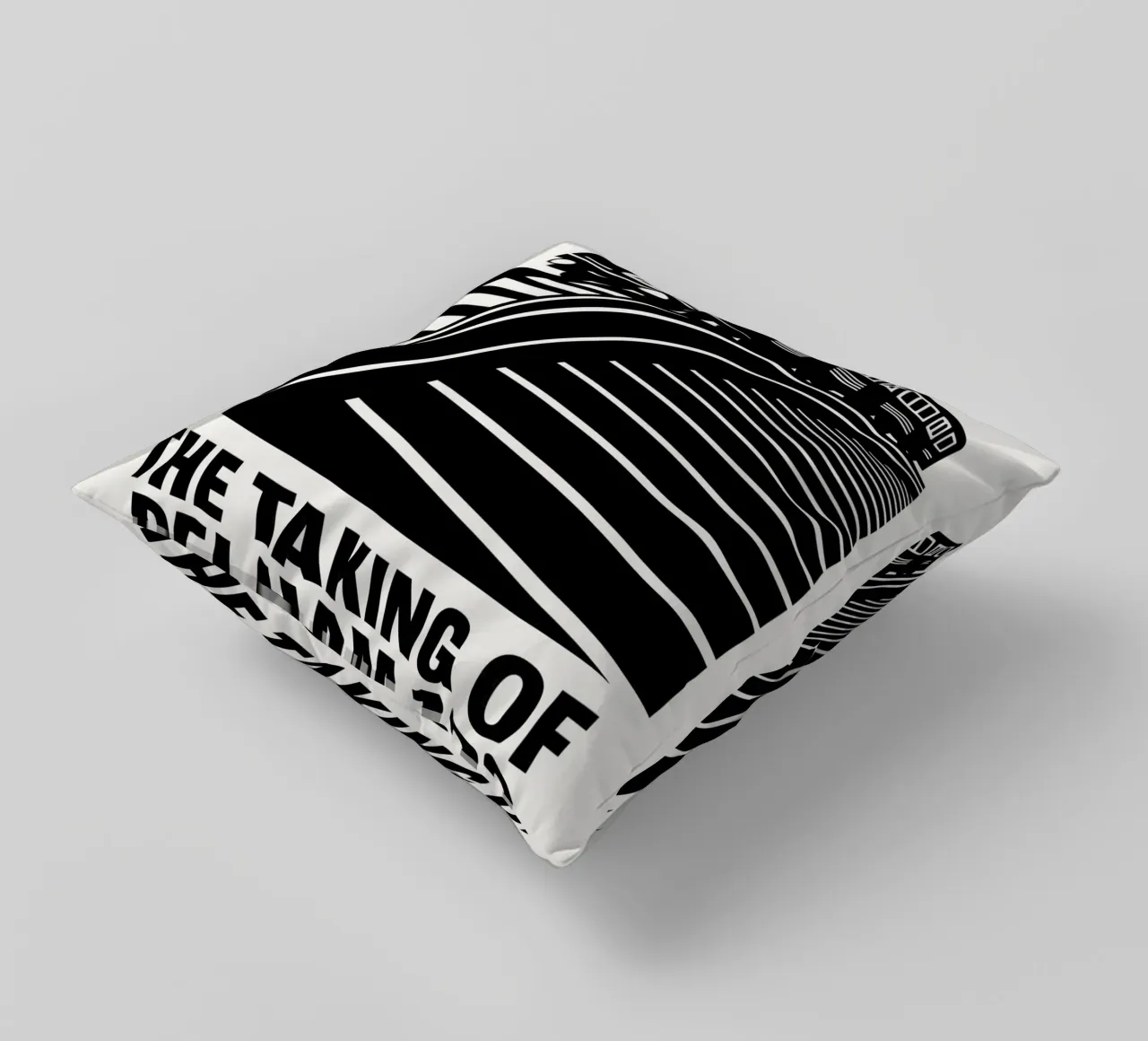 The Taking Of Pelham 123 Print cuscino da MoviesArt