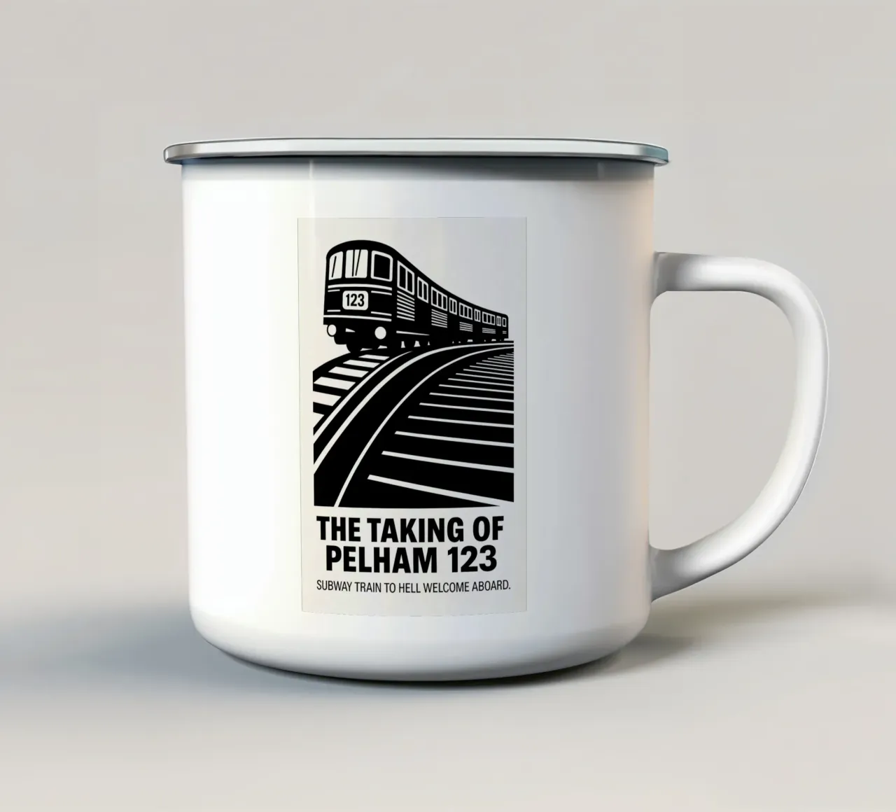 The Taking Of Pelham 123 Print emaille mok van MoviesArt