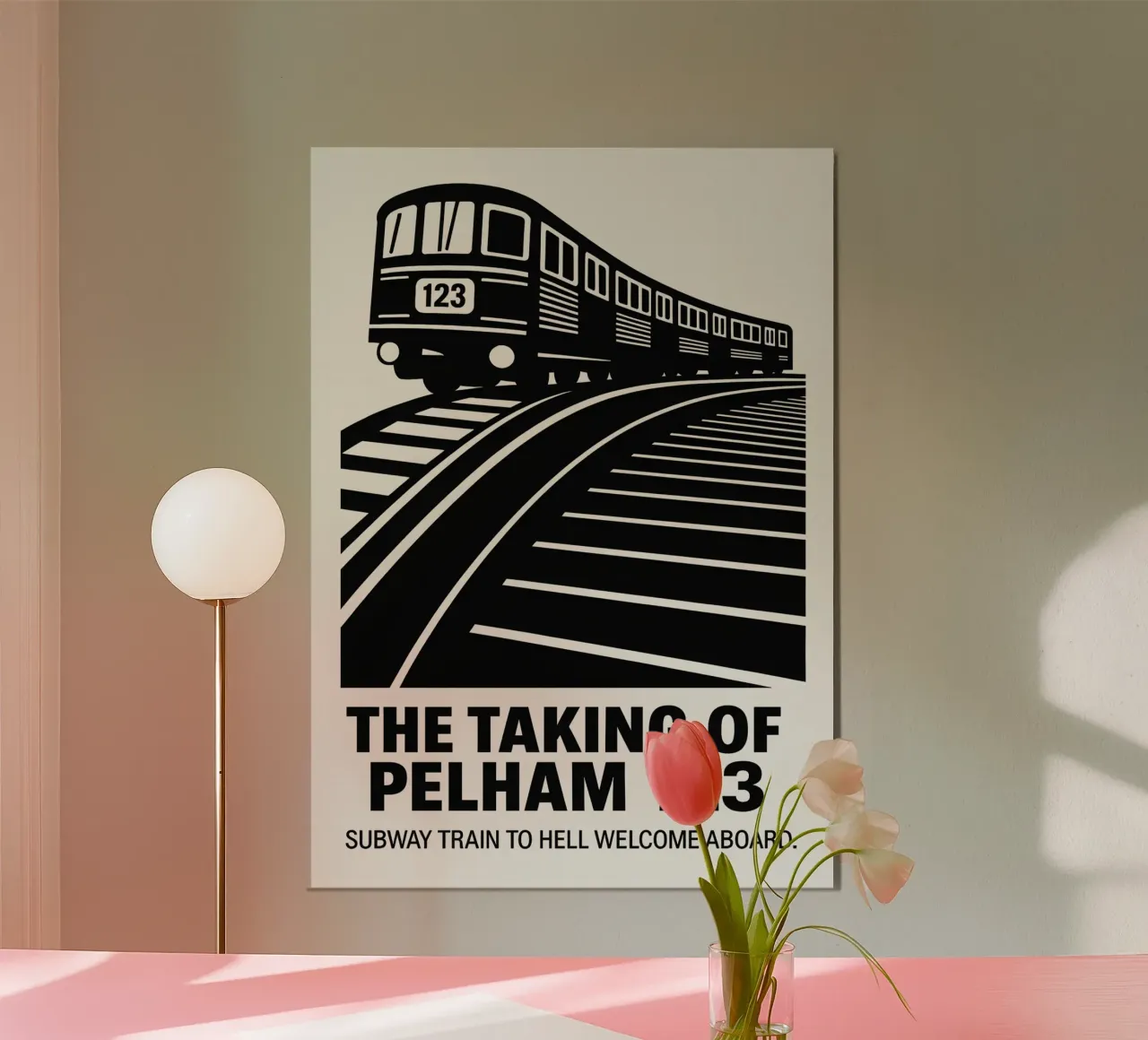 The Taking Of Pelham 123 Print alluminio dibond da MoviesArt