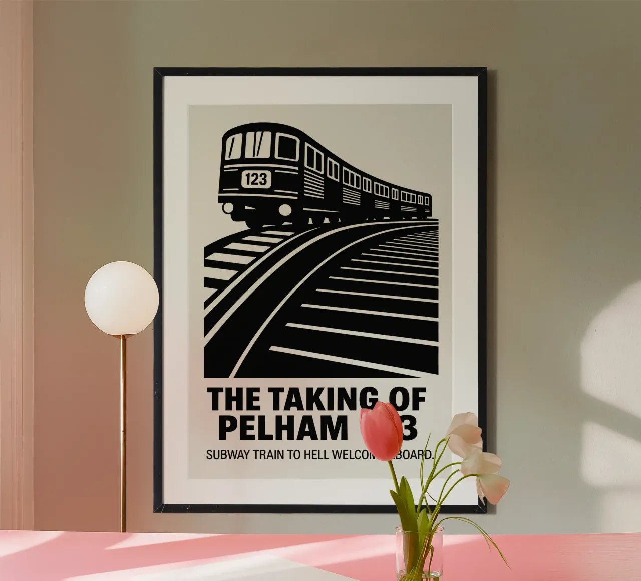 The Taking Of Pelham 123 Print carta hahnemühle da MoviesArt