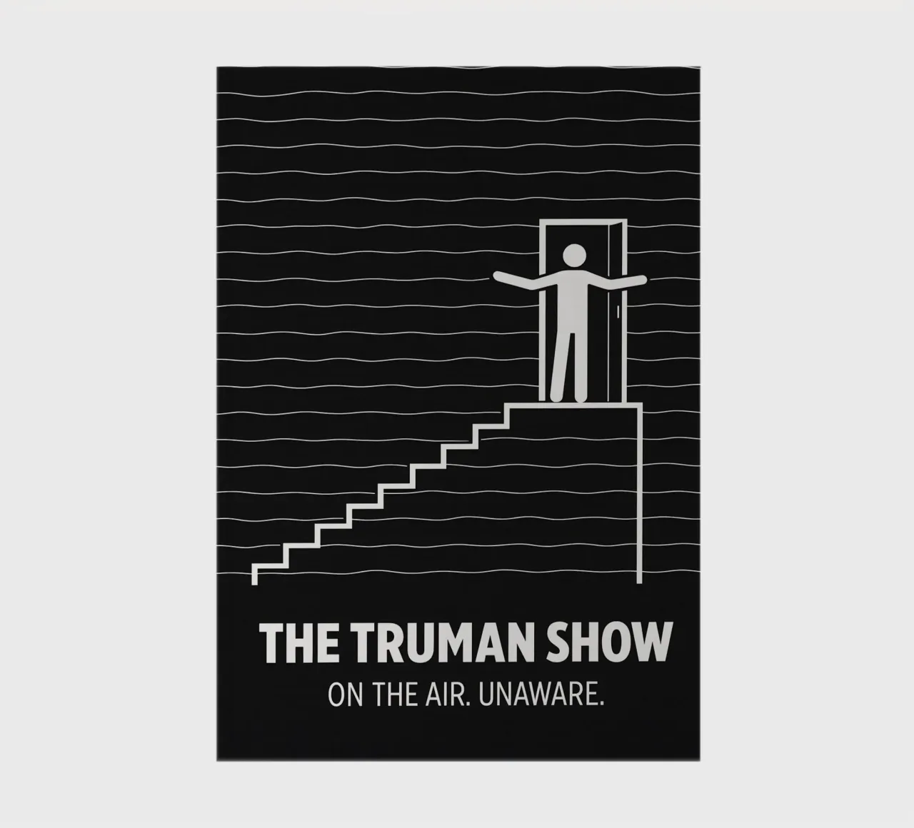 The Truman Show Print notebook by MoviesArt