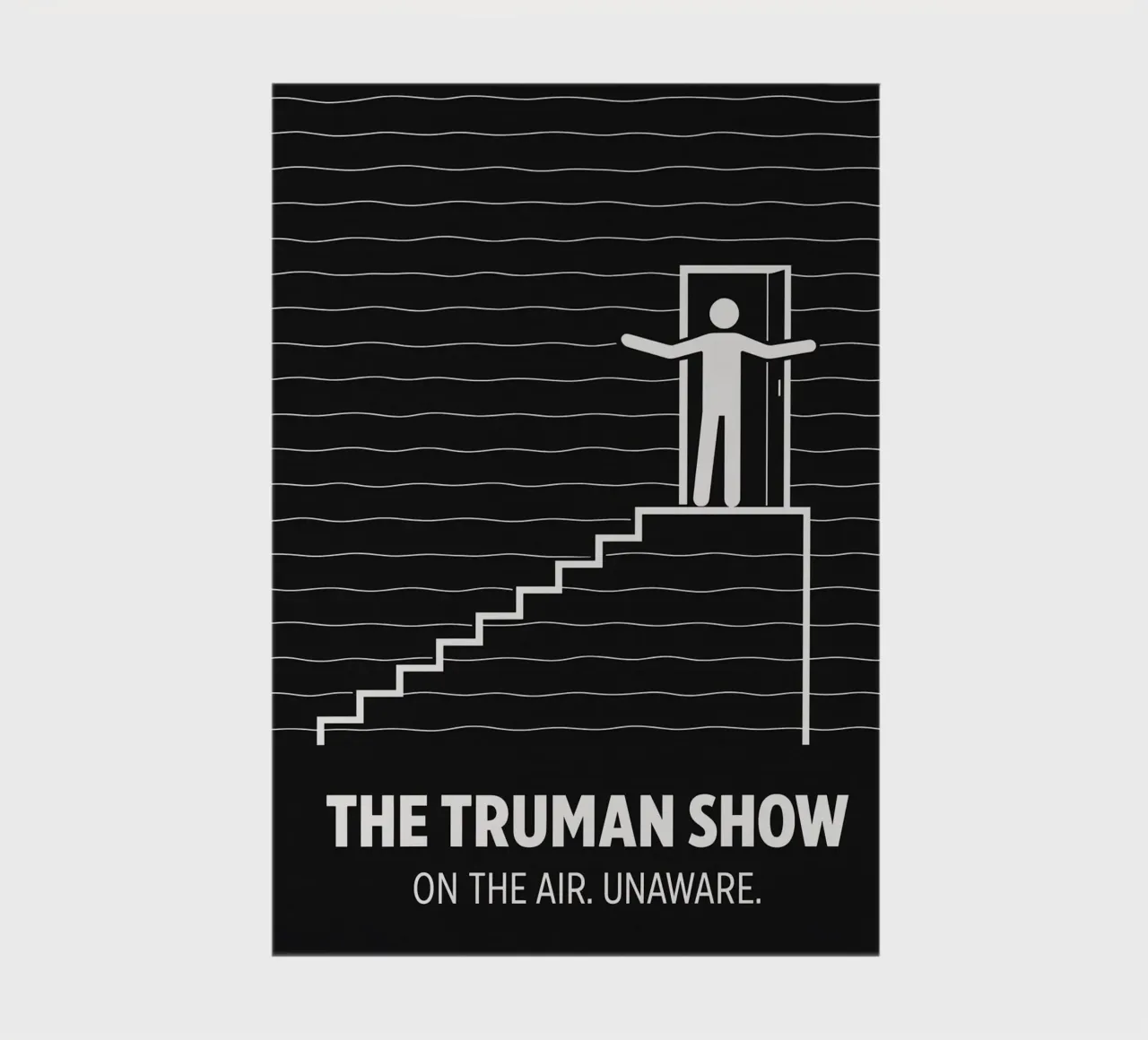The Truman Show Print notebook by MoviesArt