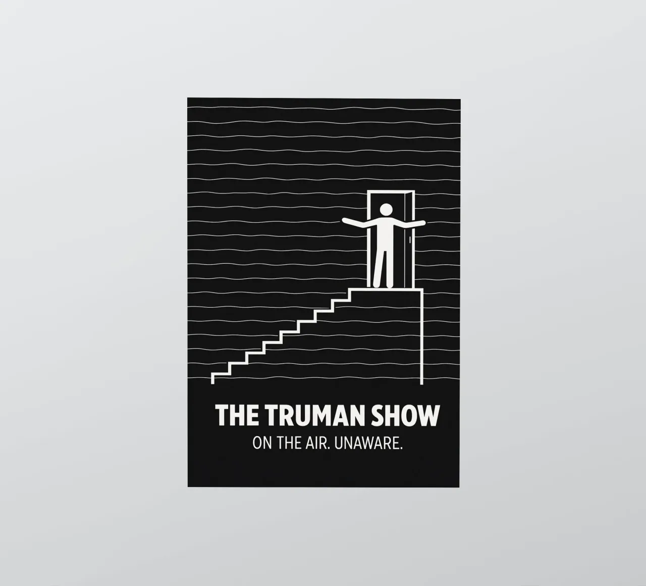The Truman Show Print adesivo da MoviesArt