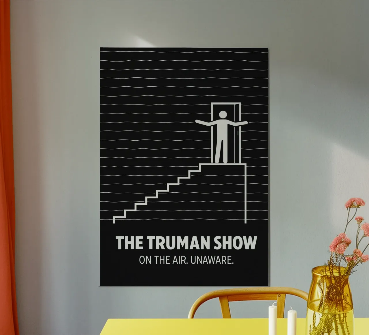The Truman Show Print alluminio dibond da MoviesArt