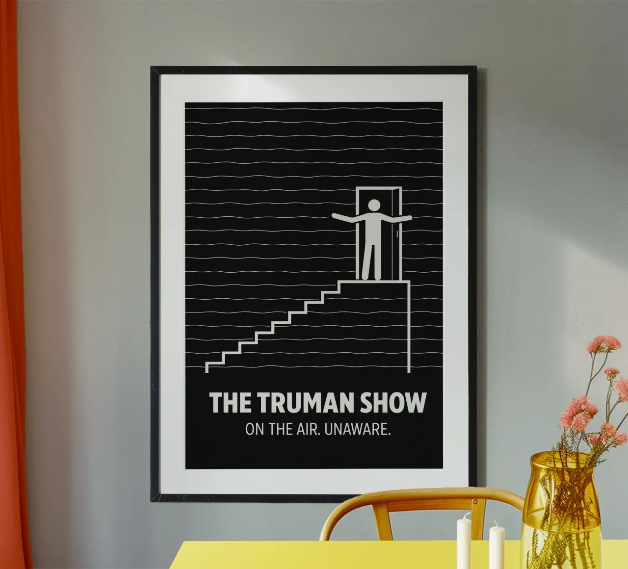 The Truman Show Print carta hahnemühle da MoviesArt