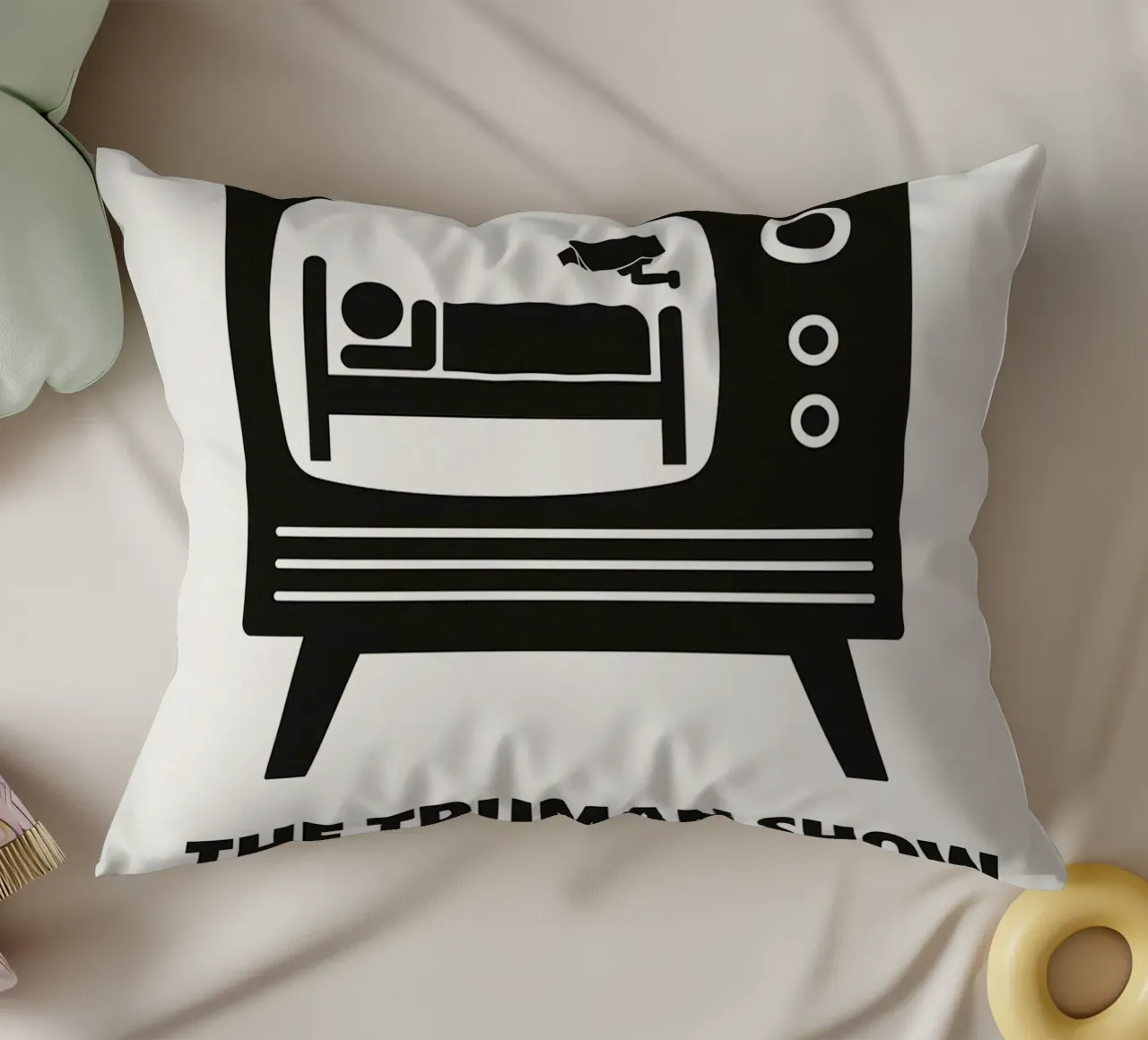 The Truman Show Print cuscino da MoviesArt