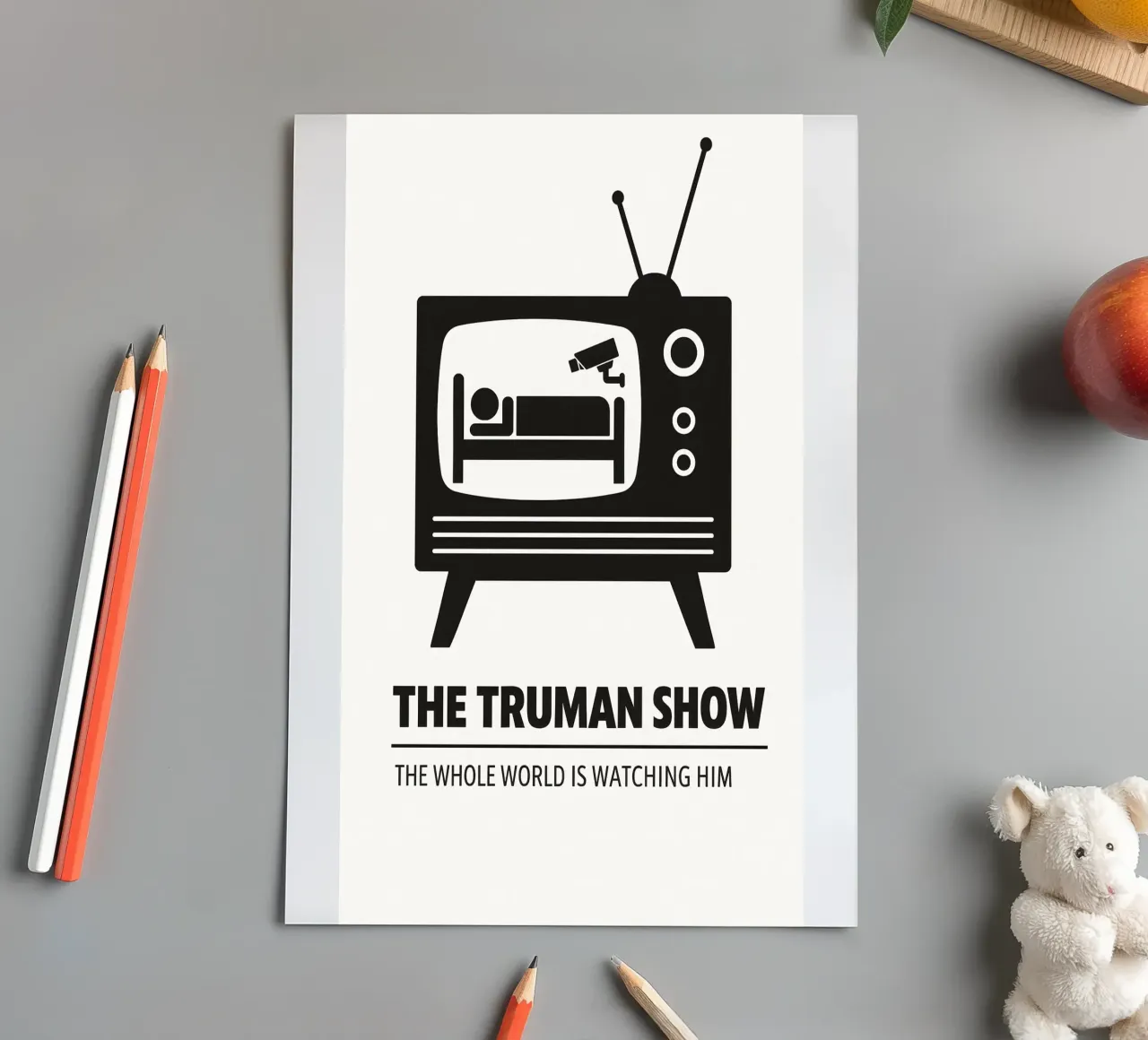 The Truman Show Print foglio adesivo da MoviesArt
