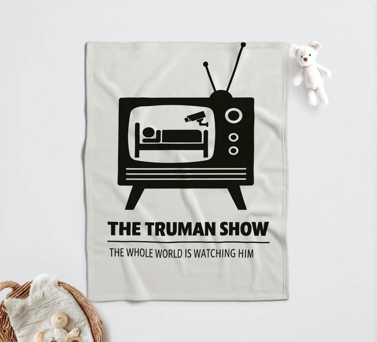 The Truman Show Print coperta in pile da MoviesArt