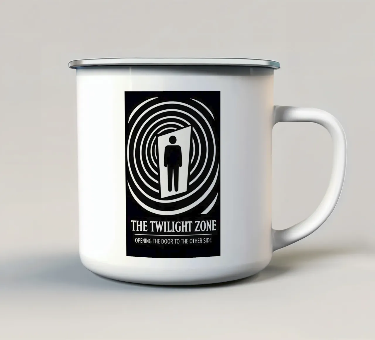 The Twilight Zone Print tazza in smalto da MoviesArt