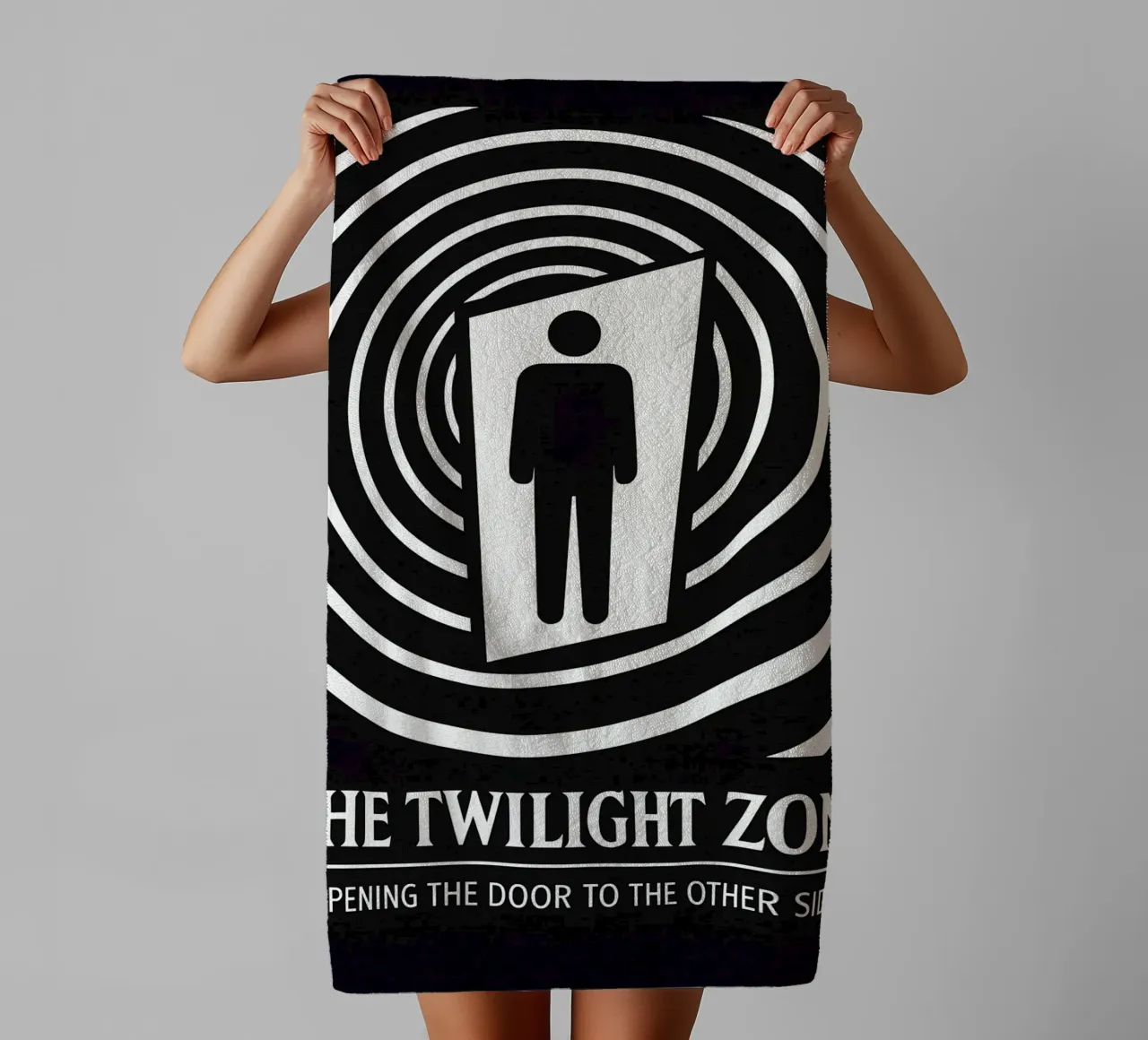 The Twilight Zone Print asciugamano da bagno da MoviesArt