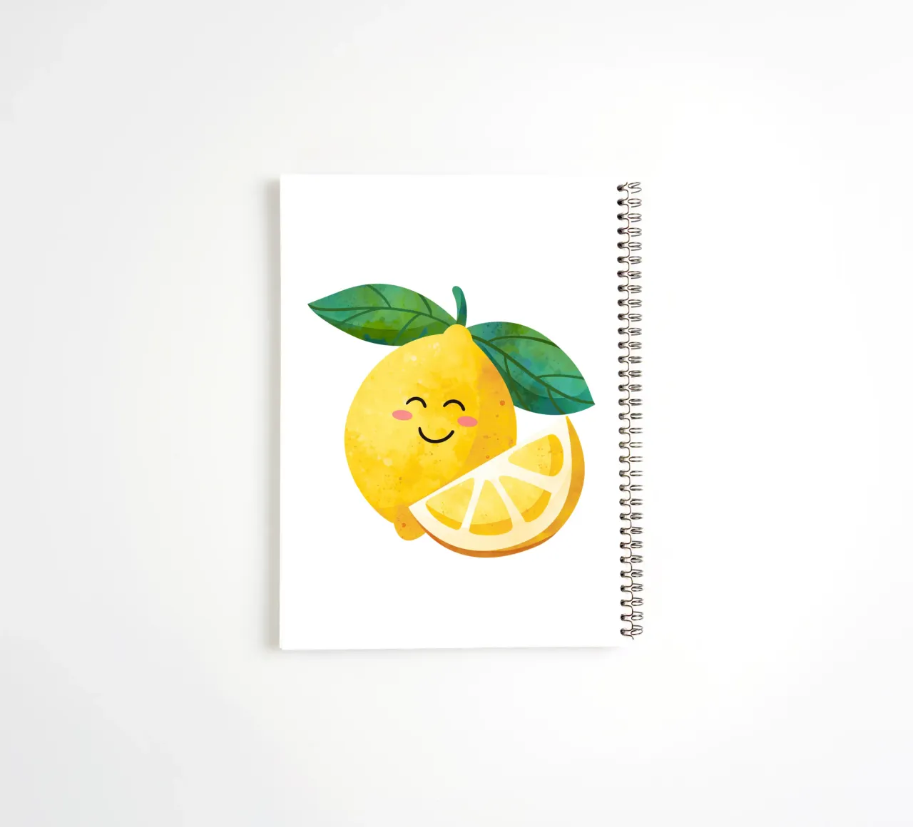 Niedliche kleine Zitrone, glückliche Zitrone drucken, Zitrone Kinderzimmer Kunst Ringbuch von SunshinePrints