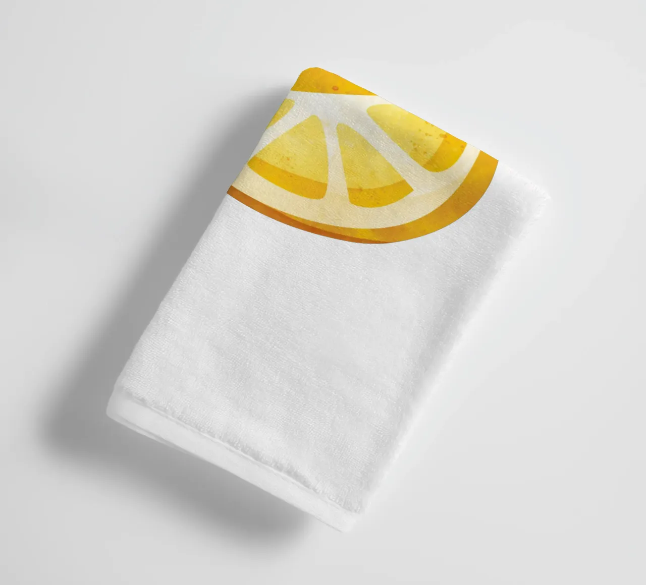 Niedliche kleine Zitrone, glückliche Zitrone drucken, Zitrone Kinderzimmer Kunst Handtuch von SunshinePrints