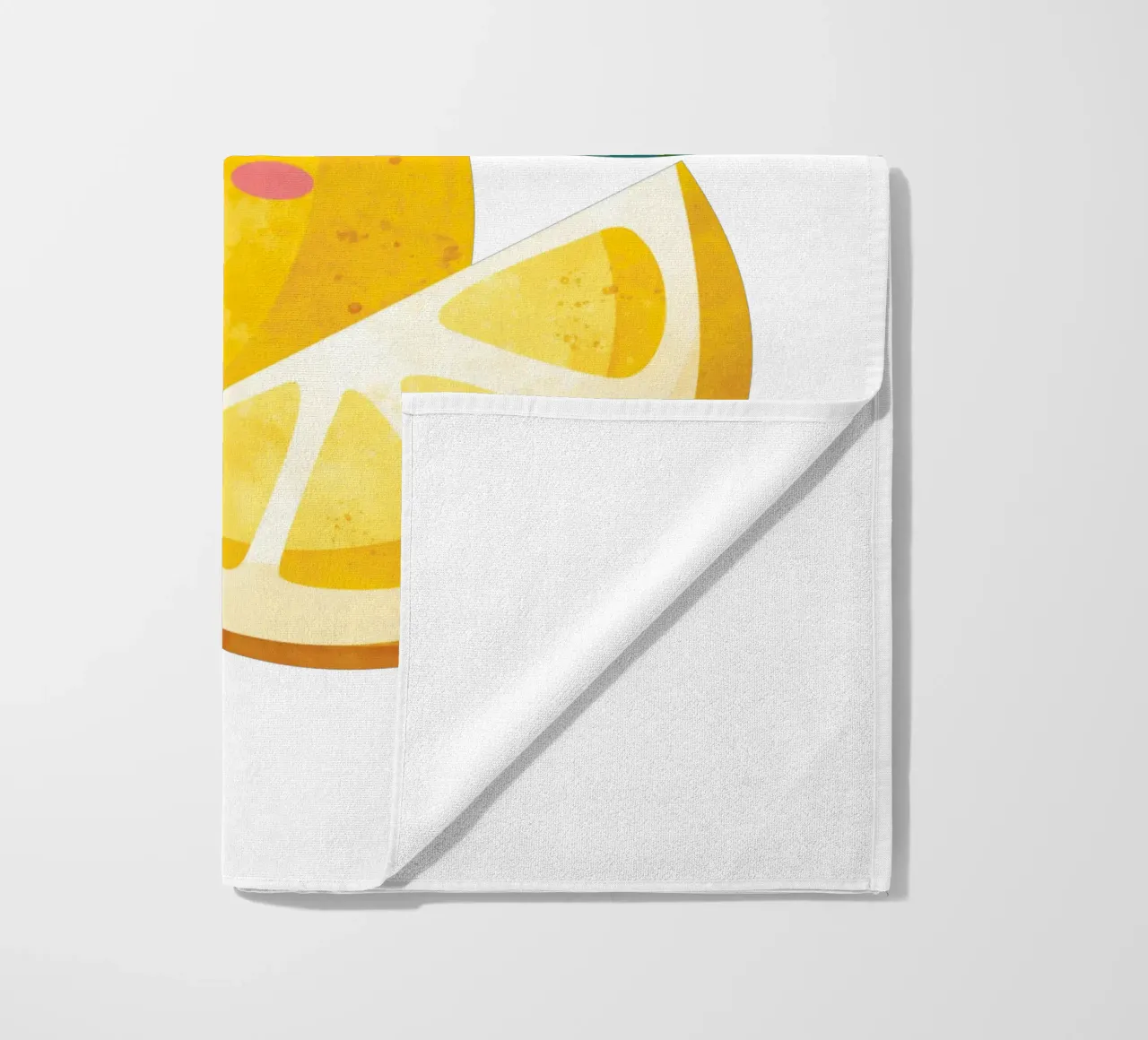 Niedliche kleine Zitrone, glückliche Zitrone drucken, Zitrone Kinderzimmer Kunst Strandtuch von SunshinePrints
