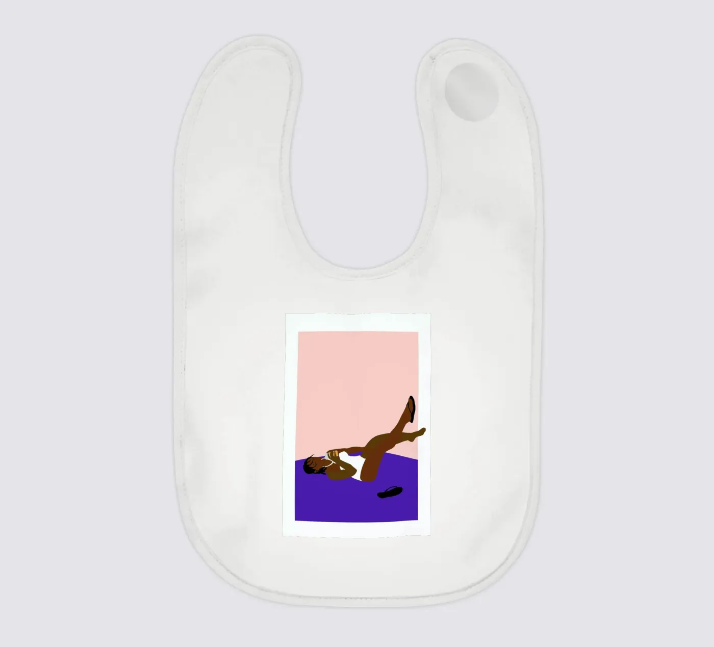 Cloud Gazing baby bib by Pure