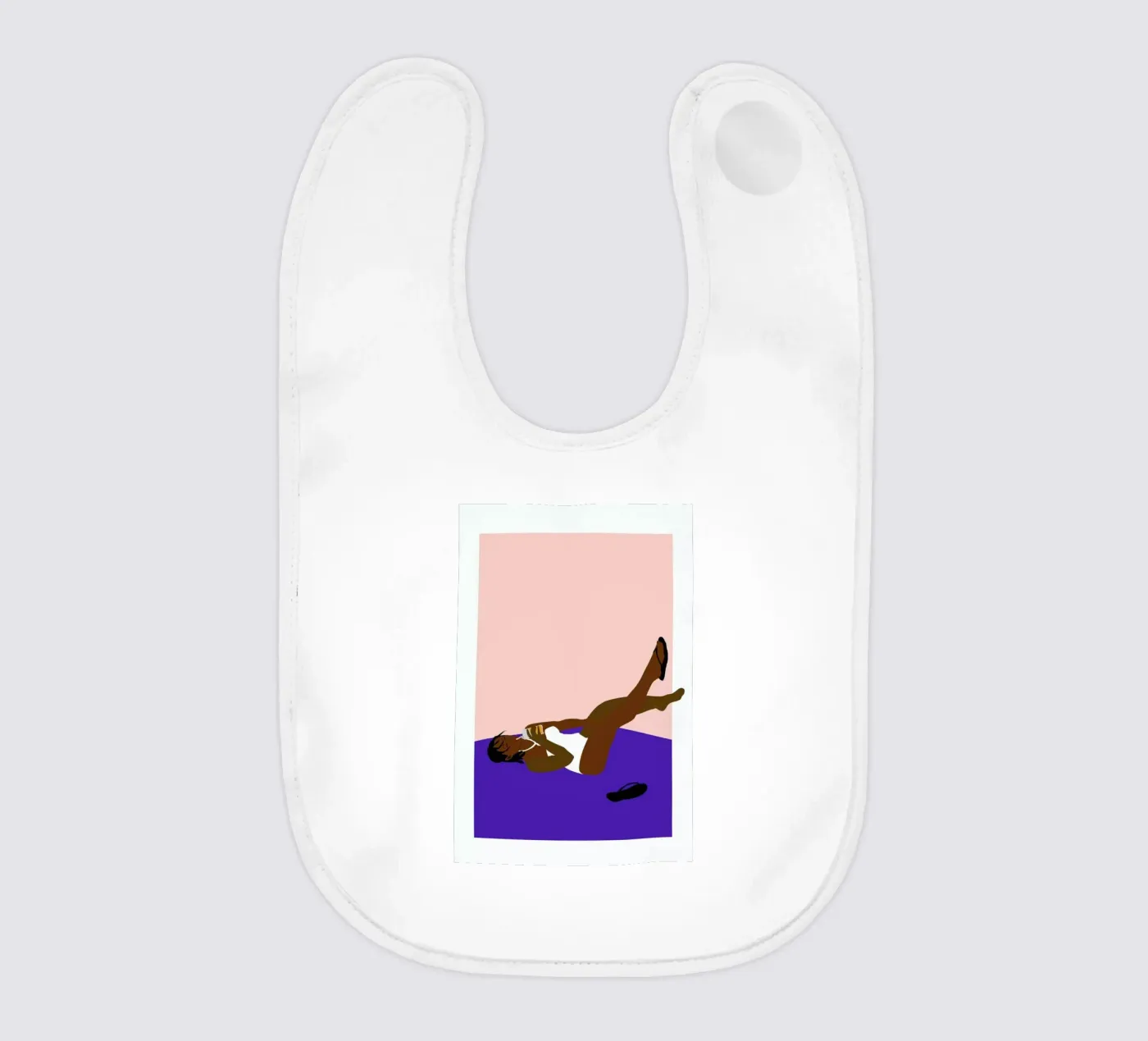 Cloud Gazing baby bib by Pure