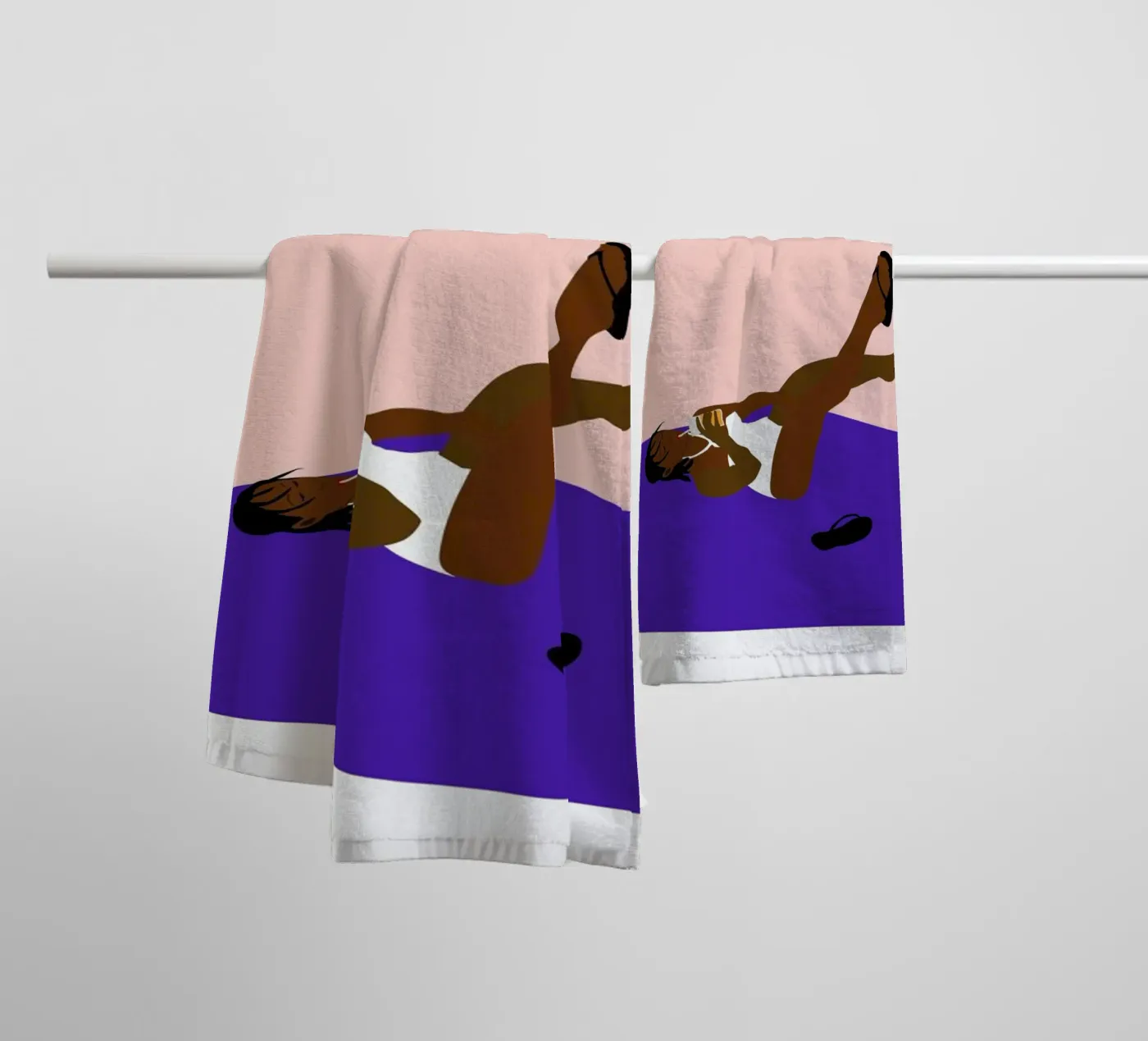 Cloud Gazing badhanddoek van Pure