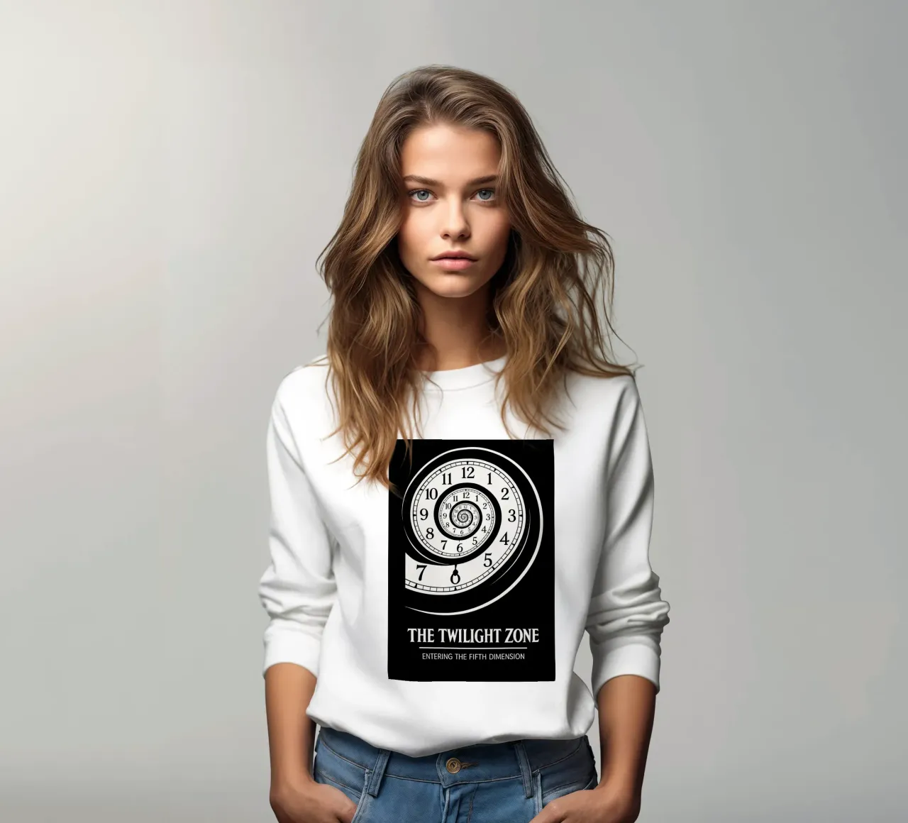 The Twilight Zone Print sweatshirt van MoviesArt