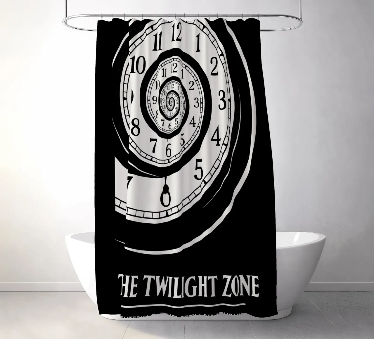 The Twilight Zone Print Duschvorhang von MoviesArt