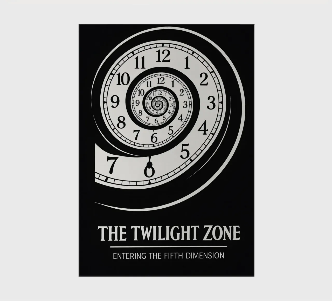 The Twilight Zone Print notebook by MoviesArt