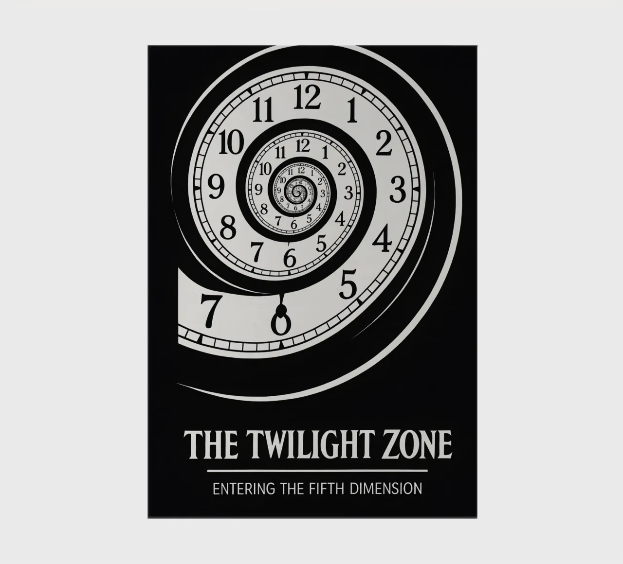 The Twilight Zone Print carnet de notes de MoviesArt