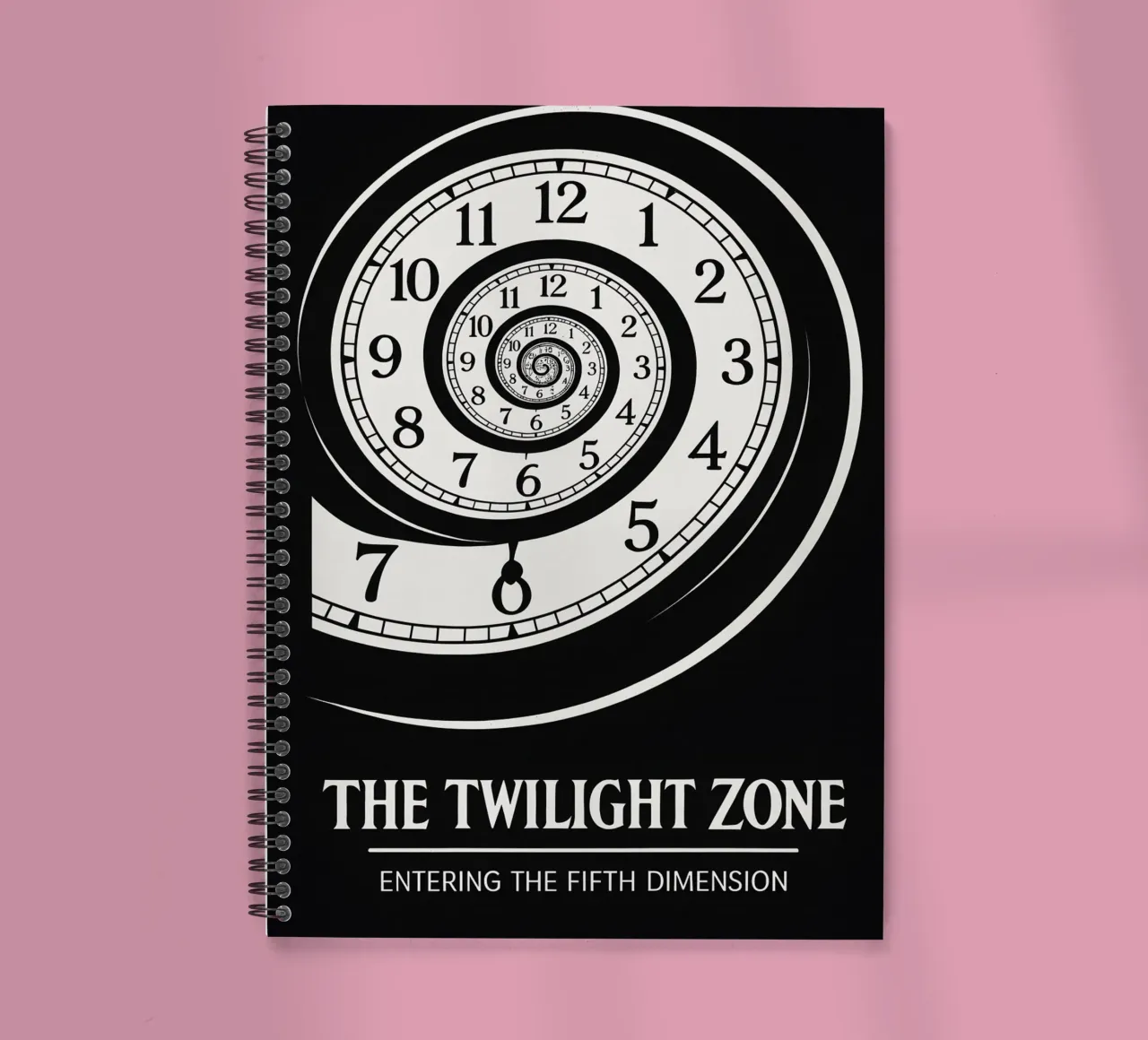 The Twilight Zone Print spiral notebook by MoviesArt
