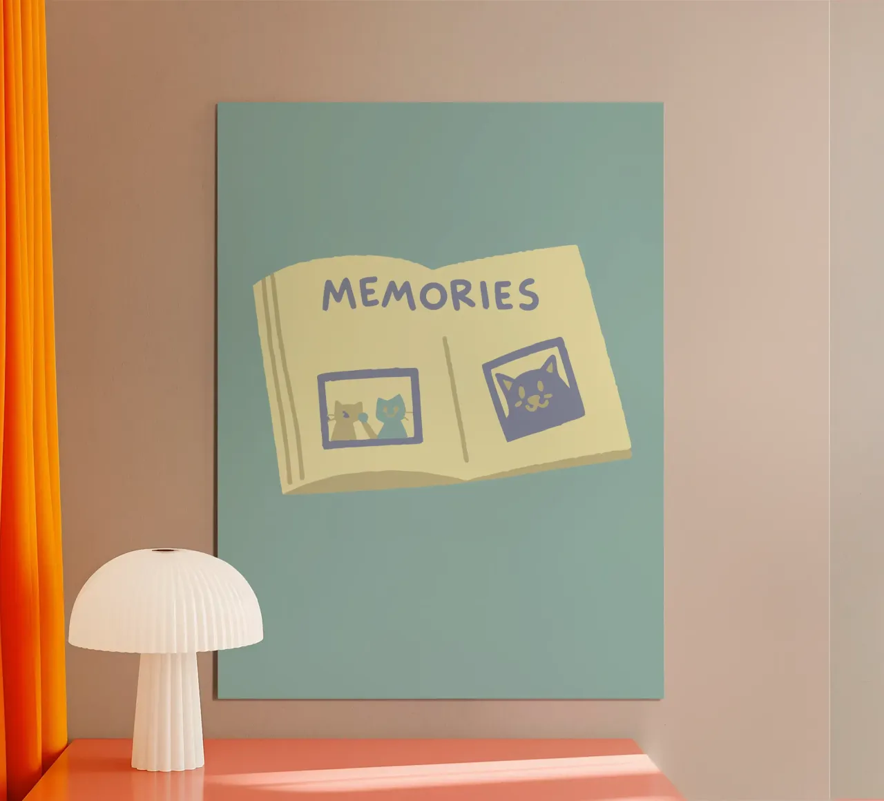 Libro dei ricordi poster con telaio in legno da TRENDY POSTER SHOP