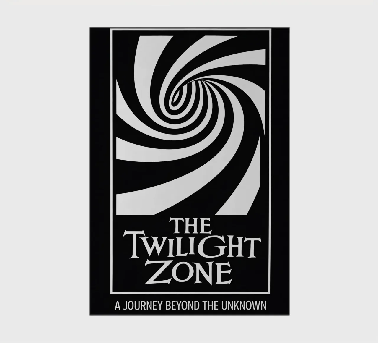 The Twilight Zone Print notebook by MoviesArt